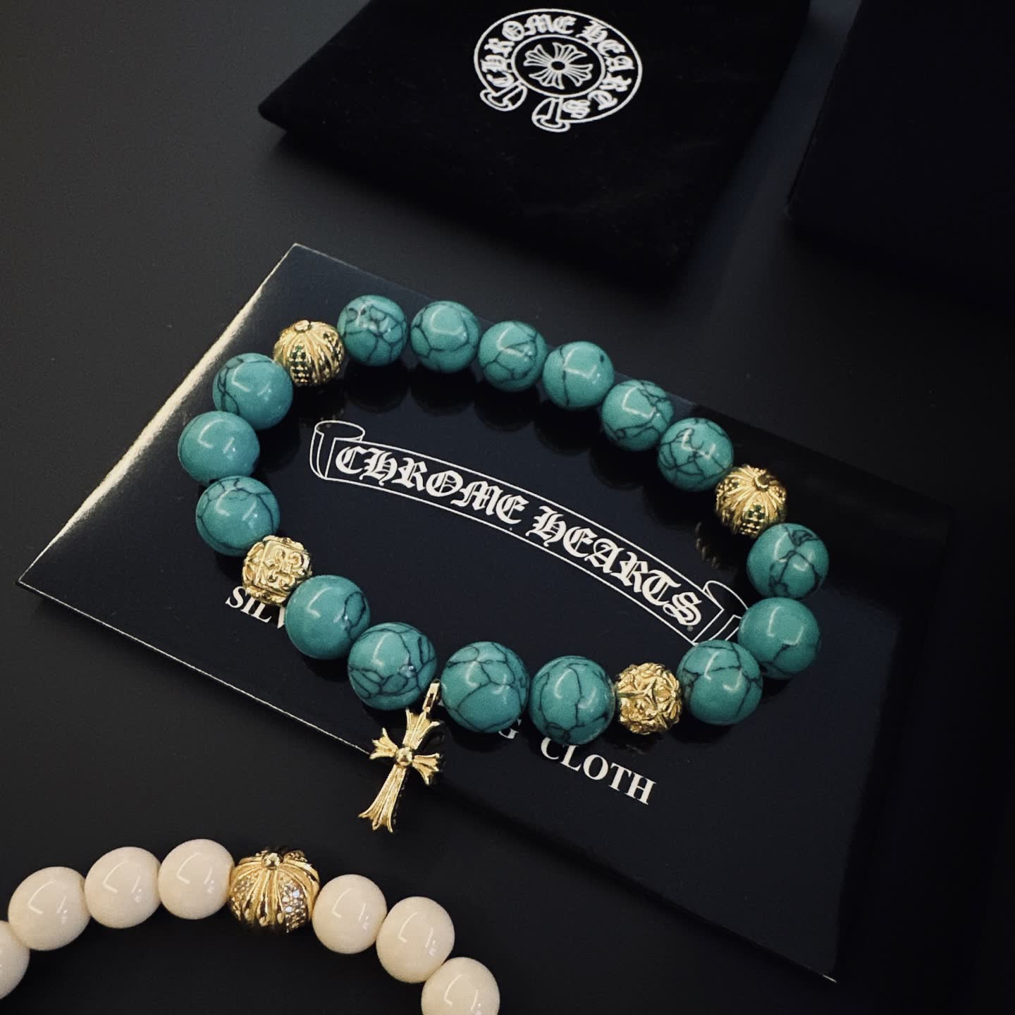 Chrome Hearts Beaded Bracelet Set